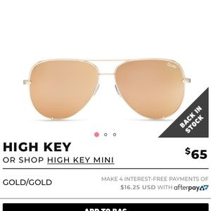 Quay Australia High Key Gold